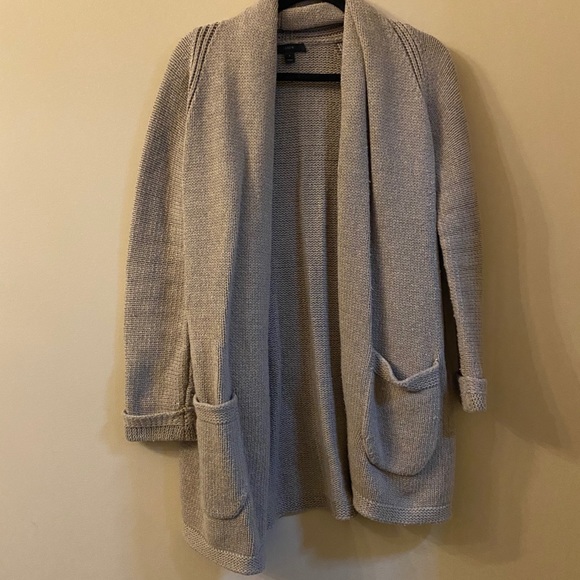 J Crew Oatmeal Open Cardigan - Picture 3 of 4
